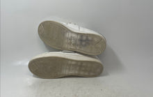 Load image into Gallery viewer, Michael Kors Womens Kenna FT20L White Golden Slip-On Sneakers Shoes Size 7.5 M
