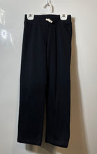 Load image into Gallery viewer, Lands' End Womens Black Flat Front Straight Leg Drawstring Sweatpants Size M
