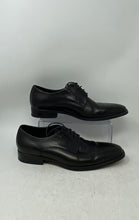 Load image into Gallery viewer, Gifennse Mens Black Leather Round Toe Lace-Up Oxford Dress Shoes Size 10
