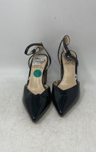 Load image into Gallery viewer, Vince Camuto Womens Ambrei Black Pointed Toe Block Ankle Strap Heels Size 7.5 M
