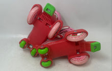 Load image into Gallery viewer, Roller Derby Girls Pink &amp; Red Strawberry Shortcake Roller Skates Size Youth 11-2
