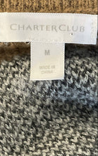 Load image into Gallery viewer, Charter Club Womens Multicolor Colorblock Open Front Cardigan Sweater Size M
