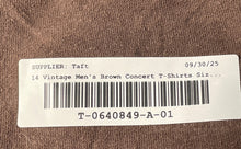 Load image into Gallery viewer, Anvil Mens Brown Cotton Short Sleeve Crew Neck Concert Graphic T-Shirt Size XL
