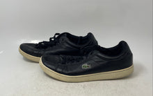 Load image into Gallery viewer, Lacoste Mens Carnaby Evo Black Leather Low Top Lace-Up Sneaker Shoes Size 10
