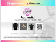 Load image into Gallery viewer, Authentic Swarovski Women's Rose Gold-Tone Earrings With Crystal Accents
