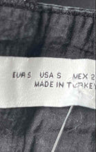 Load image into Gallery viewer, Zara Womens Black Flat Front Flare Leg Stretch Trouser Pants Size Small
