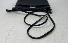 Load image into Gallery viewer, Calvin Klein Womens Black Faux Leather Inner Pockets Zipper Crossbody Bag
