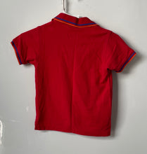 Load image into Gallery viewer, Psycho Bunny Boys Red Logo Patch Short Sleeve Collared Polo Shirt Size XS 5-6
