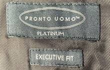 Load image into Gallery viewer, Pronto Uomo Platinum Mens Black Executive Fit Two-Button Blazer Size 48R
