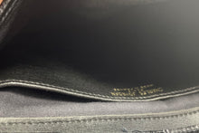 Load image into Gallery viewer, Charles Jourdan Womens Black Silver-Tone Inner Pockets Flap Crossbody Bag
