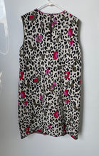Load image into Gallery viewer, Ted Baker Womens Multicolor Animal Print Crew Neck Sleeveless Shift Dress Size 4
