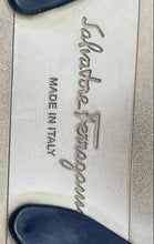 Load image into Gallery viewer, Authentic Salvatore Ferragamo Mens Gray Flip-Flop Sandals Size 10M Damaged
