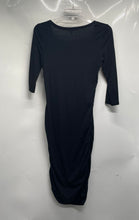 Load image into Gallery viewer, Express Womens Black Round Neck 3/4 Sleeve Pullover Stretch Bodycon Dress Sz XS
