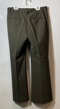 Load image into Gallery viewer, Express Womens Green Flat Front Slash Pockets Straight Leg Dress Pants Size 6
