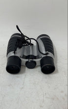 Load image into Gallery viewer, Reader's Digest Black Silver 4x30 Logo Print Rubber Grip Binoculars With Case
