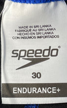 Load image into Gallery viewer, Speedo Womens Blue Multicolor Endurance+ Swimwear One-Piece Swimsuit Size 30
