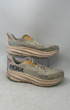 Load image into Gallery viewer, Hoka One One Womens Clifton 9 1127896 VLS Beige Lace-Up Sneaker Shoes Size 9B

