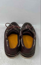 Load image into Gallery viewer, Timberland Mens Brown Leather Classic 2-Eye Moc Toe Boat Shoes Size 11W
