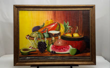 Load image into Gallery viewer, Wall Hanging Home Decorative Framed Tropical Fruit Basket Art Painting
