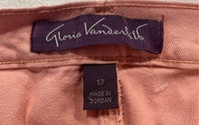 Load image into Gallery viewer, Gloria Vanderbilt Womens Amanda Pink Denim Stretch Straight Leg Jeans Size 12
