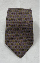 Load image into Gallery viewer, Lanvin Mens Multicolor Printed Silk Adjustable Keeper Loop Formal Pointed Tie
