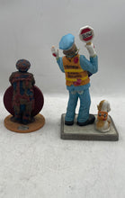 Load image into Gallery viewer, Lot Of 2 Assorted Multicolor Emmett Kelly Jr. Limited Edition Clown Figurines
