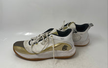 Load image into Gallery viewer, Under Armour Unisex 3Z5 NM White Gray Gold Lace-Up Sneakers Shoes Size M10 W11.5
