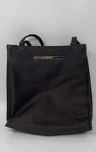 Load image into Gallery viewer, Nine West Womens Brown Outer Pocket Double Strap Medium Shoulder Handbag
