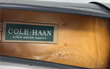 Load image into Gallery viewer, Cole Haan Mens Black Leather Tassel Moc Toe Slip-On Loafer Shoes Size 9.5D
