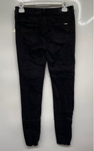 Load image into Gallery viewer, Armani Exchange Womens Black Denim Stepped Hem Super Skinny Jeans Size 28
