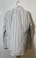 Load image into Gallery viewer, Boss Hugo Boss Mens White Striped Tailored Slim Fit Dress Shirt Size 39 15.5
