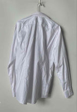 Load image into Gallery viewer, Hugo Boss Mens White Collared Sharp Fit Long Sleeve Dress Shirt Size 16 34-35
