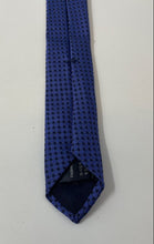 Load image into Gallery viewer, Massimo Dutti Mens Blue Printed Adjustable Pointed Tie

