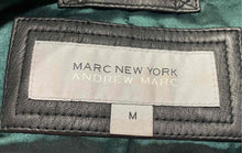 Load image into Gallery viewer, Andrew Marc New York Womens Black Long Sleeve Full-Zip Jacket Size Medium
