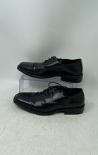 Load image into Gallery viewer, Alfani Mens Black Leather Square Toe Lace-Up Oxford Dress Shoes Size 7M
