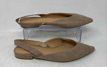Load image into Gallery viewer, Express Womens Brown Pointed Toe Comfort Slip-On Slingback Flats Size 8

