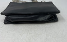 Load image into Gallery viewer, Guess Womens Black Faux Leather Quilted Chain Strap Flap Crossbody Bag
