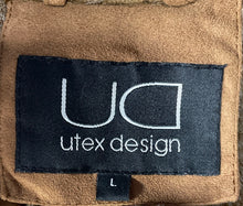Load image into Gallery viewer, Utex Design Womens Brown Long Sleeve Fur-Trim Button Front Overcoat Size L
