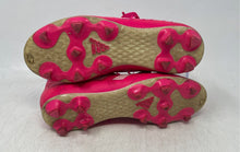 Load image into Gallery viewer, Adidas Kids Goletto VIII FG Pink White Low Top Lace-Up Soccer Cleats Size 2
