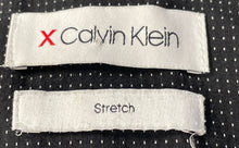 Load image into Gallery viewer, Calvin Klein Mens Black Printed Long Sleeve Collared Dress Shirt Size 16.5
