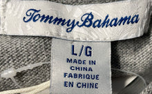 Load image into Gallery viewer, Tommy Bahama Womens Gray Long Sleeve Hooded Pullover Sweater Size L/G
