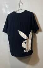 Load image into Gallery viewer, Playboy By Pacsun Mens Black Graphic Print Short Sleeve T-Shirt Size Large
