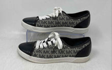 Load image into Gallery viewer, Michael Kors Womens City Gray &amp; Black Signature Print Sneaker Shoes Size 6M
