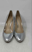 Load image into Gallery viewer, Coach Womens Nala Silver Round Toe Slip-On Stiletto Pump Heels Size 5B
