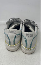 Load image into Gallery viewer, P448 Womens Thea White Leather Lace-Up Low Top Sneakers Shoes Size EUR 40
