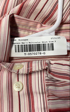 Load image into Gallery viewer, Express Mens Multicolor Striped Modern Fit Stretch Button-Up Shirt Size S
