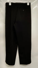 Load image into Gallery viewer, Chico's Womens Black Pleated Front Straight Leg Side-Zip Trouser Pants Size 1
