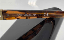 Load image into Gallery viewer, Authentic Dolce &amp; Gabbana Women's Glossy Brown Marbled Tortoise Glasses
