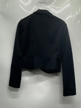 Load image into Gallery viewer, Forever 21 Womens Black Long Sleeve Single-Breasted One-Button Blazer Size 8

