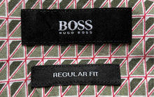 Load image into Gallery viewer, Hugo Boss Mens Multicolor Geometric Print Regular Fit Button-Up Shirt Size XL
